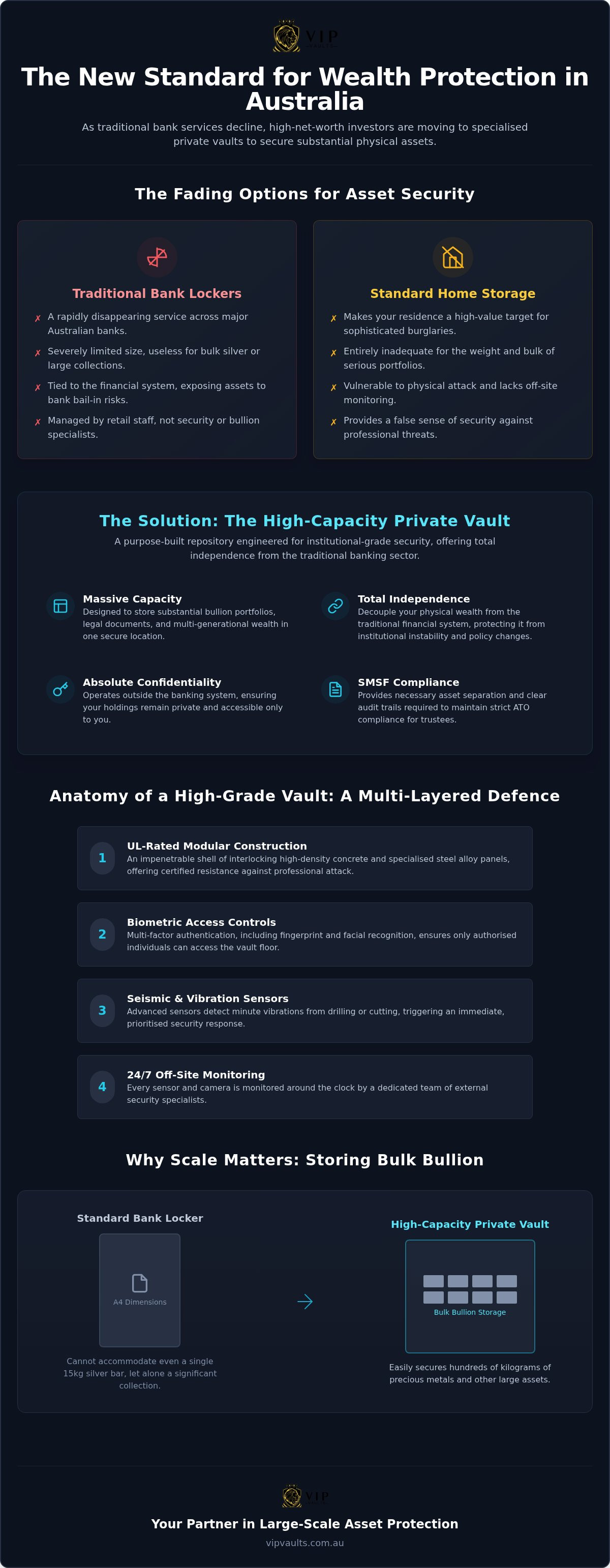 Big Vault Solutions: Securing Australian Wealth in 2026 infographic