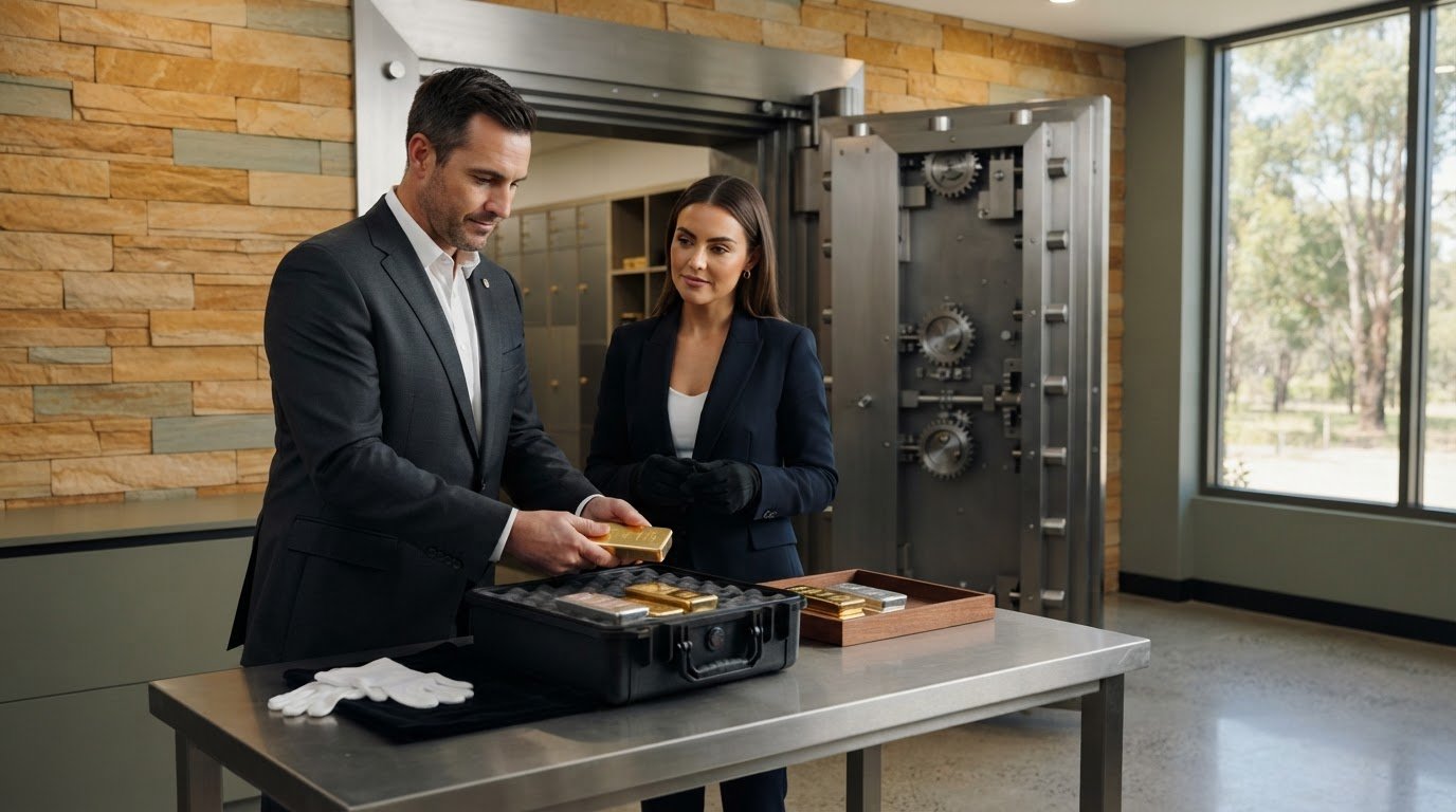 Transfer and Store Bullion in a Private Australian Vault